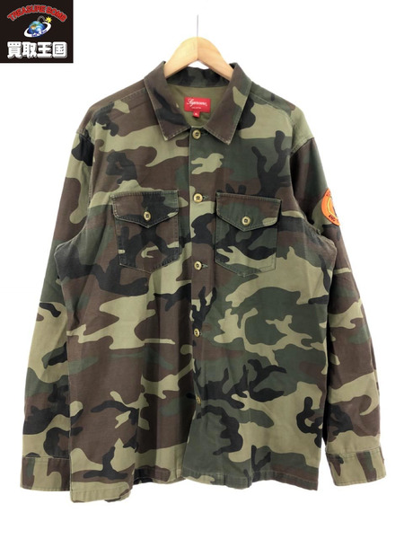 Supreme Army Shirt Camo　XL 