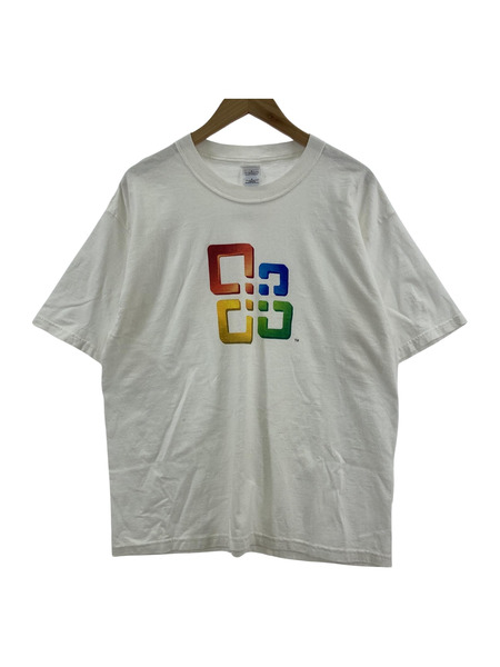 OLD・VINTAGE 90s? マイクロソフト S/STee (L) 白