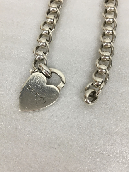 GUCCI　アクセサリー ハートブレスレット