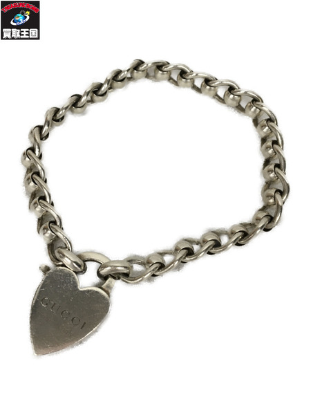 GUCCI　アクセサリー ハートブレスレット