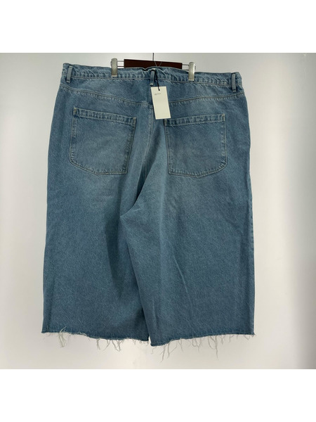 CAMIEL FORTGENS BIG SHORTS WASHED DENIM LIGHT BLUE