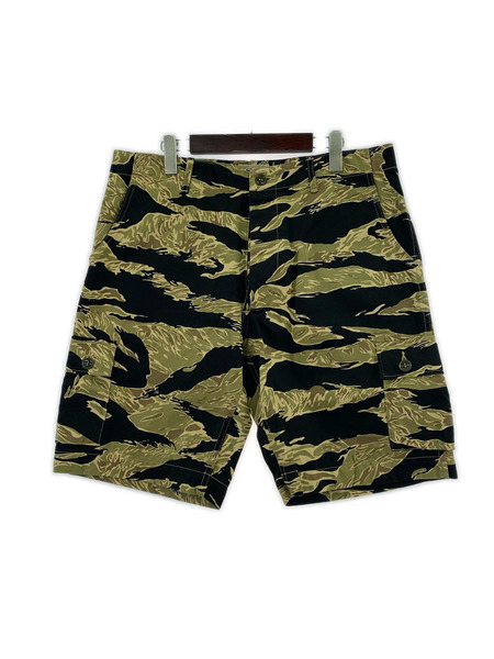 Buzz Rickson's ショートパンツ GOLD TIGER PATTERNS SHORTS/XL/BLK