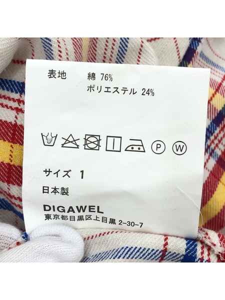 DIGAWEL Oversized Shirt オレンジ 1