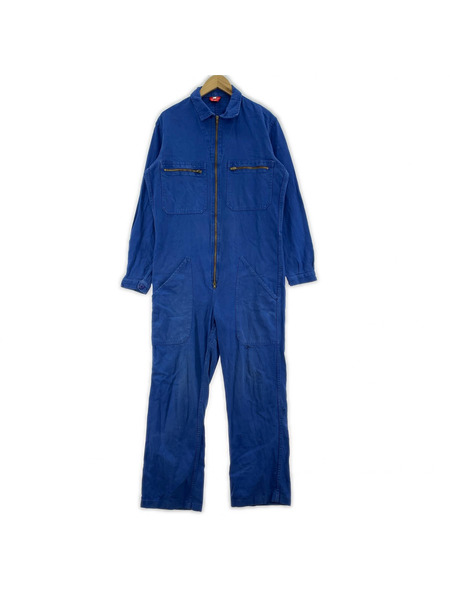 OLD・VINTAGE  60s Adolphe Lafont コットンツイルオールインワン 青 2