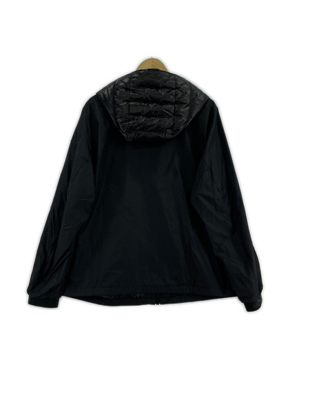 MONCLER BASSIAS GIUBBOTTO ロゴテープ ナイロン切替ジャケット 3 黒