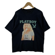 HYSTERIC GLAMOUR/PLAY BOY/23SS/プリントTee/L/ブラック