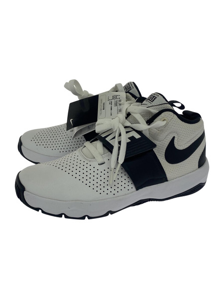 NIKE Team Hustle D8 'White Black (25.0)