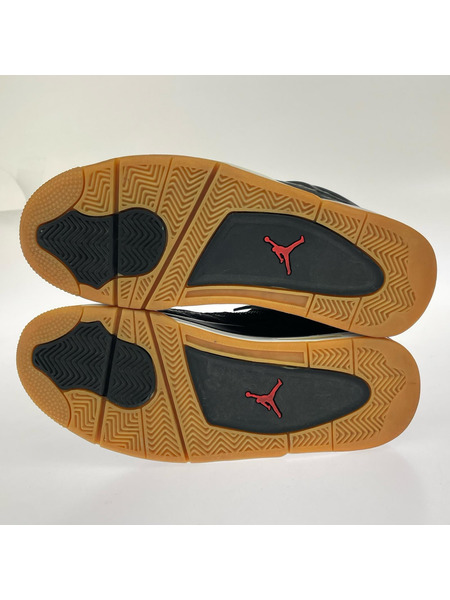 NIKE スニーカー Jordan4 Retro Laser Black Gum 28.5cm