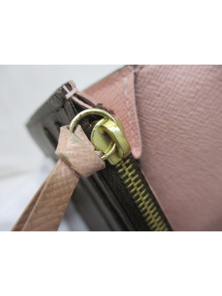 長財布 ポルトフォイユ・エミリー　ローズ・バレリーヌ