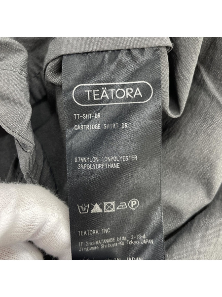 TEATORA CARTRIDGE シャツ グレー