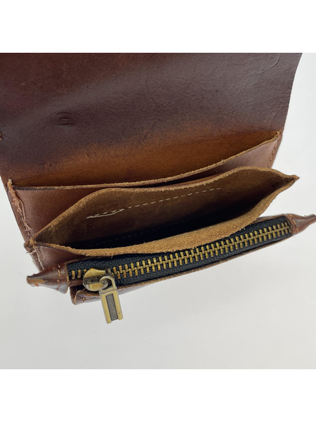 コンパクトウォレット RRL 二ツ折リ財布 茶