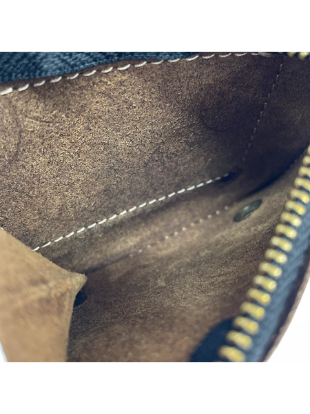 コンパクトウォレット RRL 二ツ折リ財布 茶