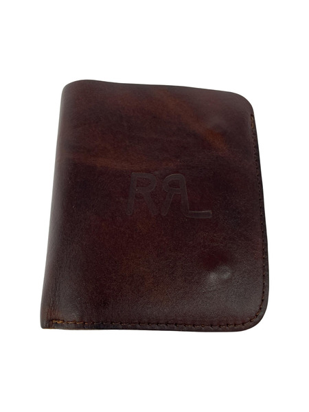 コンパクトウォレット RRL 二ツ折リ財布 茶