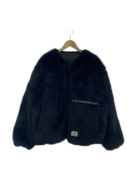 WTAPS 22AW URCON JACKET POLY FUR TAFFETA SPEC BLACK 3