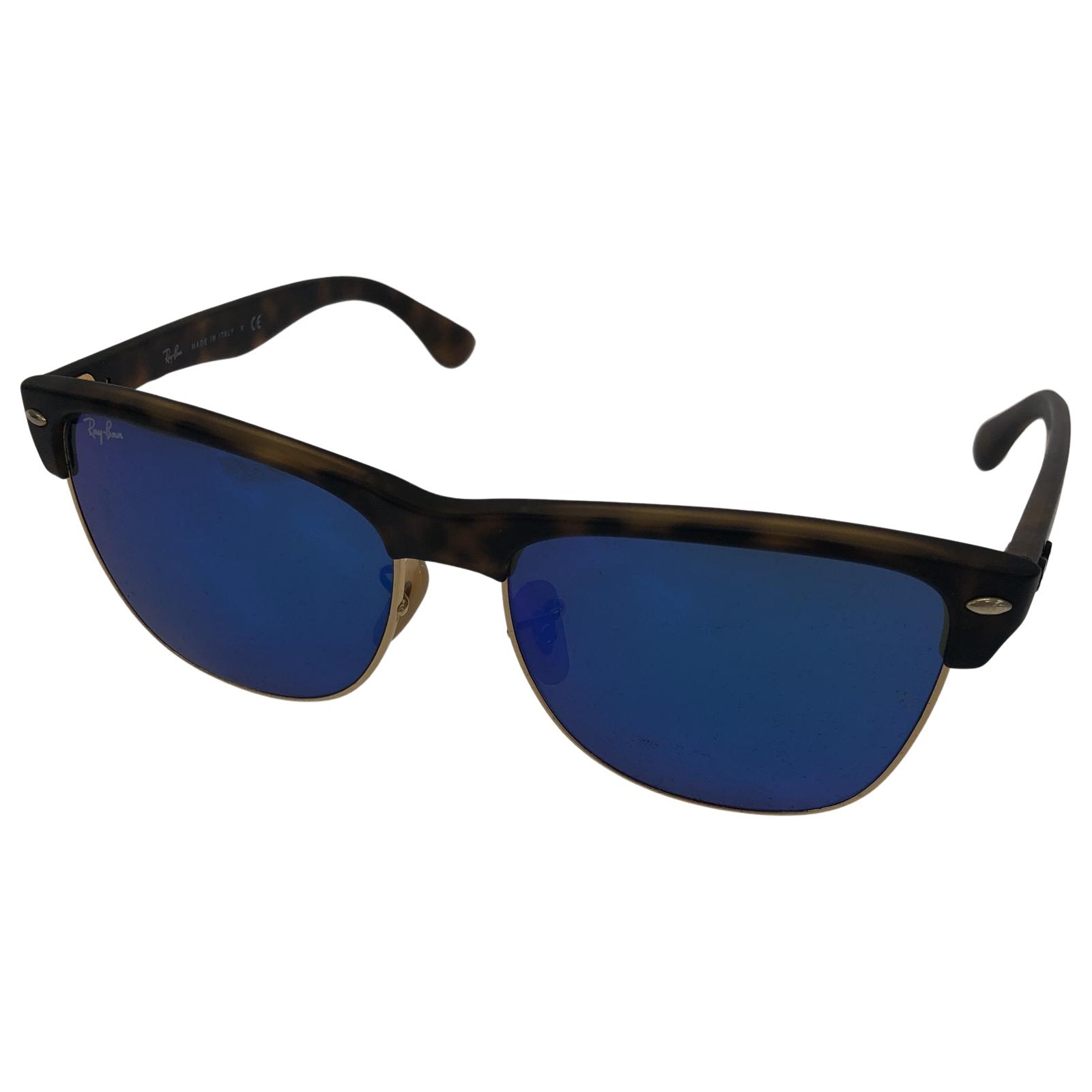 USED RAY-BAN RB4175 CLUBMASTER OVERSIZED GOOD K-1A7C