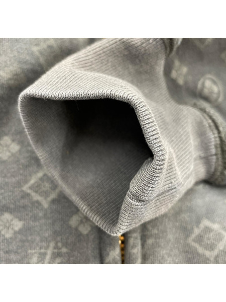 EVISU パーカー(ジップアップ) EVISU ジップパーカー 総柄コットン 40