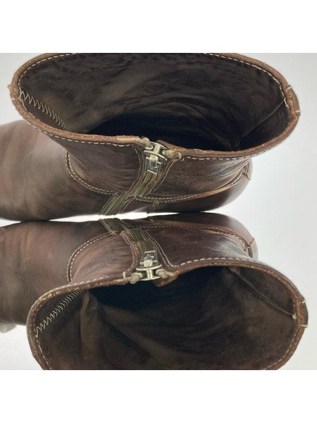 GIORGIO BRATO ブーツ zip boots 43 ブラウン