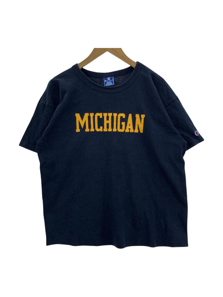 90s Champion USA製 MICHIGAN Tee ネイビー XL