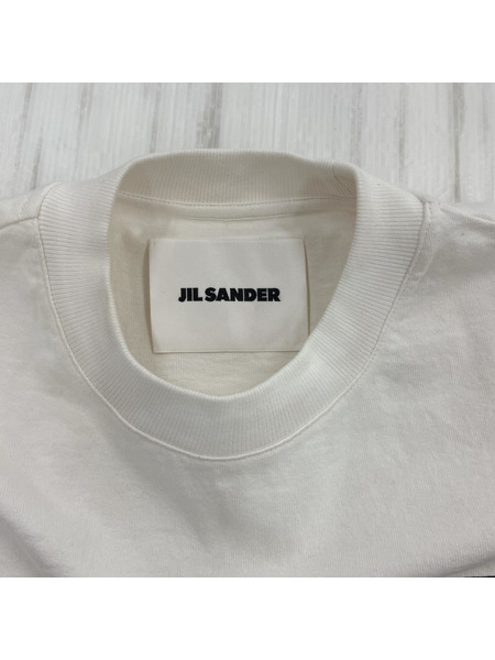 JIL SANDER S/S TEE WHT XS