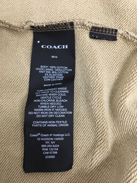 COACH シグネチャーシグネチャー ジツプパーカー （M)