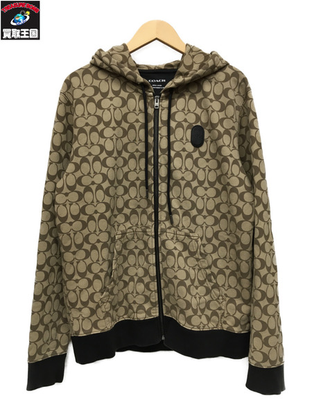 COACH シグネチャーシグネチャー ジツプパーカー （M)