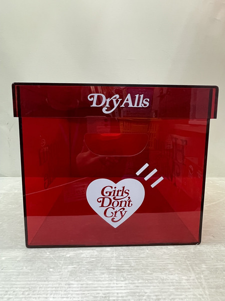Girl's Don't Cry×HUMAN MADE GDC ACRYLIC FILE BOX RED クリアケース 赤