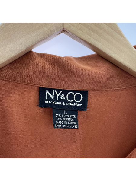 長袖シャツ NY&CO フェイクスエードシャツ (L)