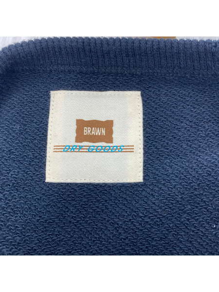 BRAWN 加工スウェット 黒 (L)