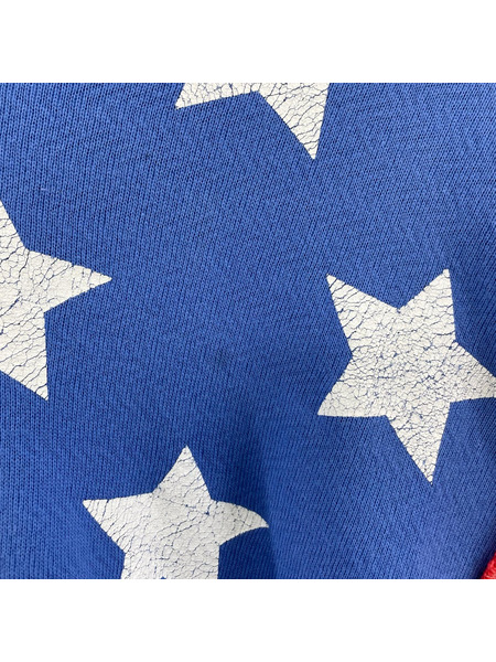 パーカー ERL Stars And Stripes Swirl Hoodie Blue