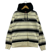 Supreme パーカー Striped Hooded Crewneck