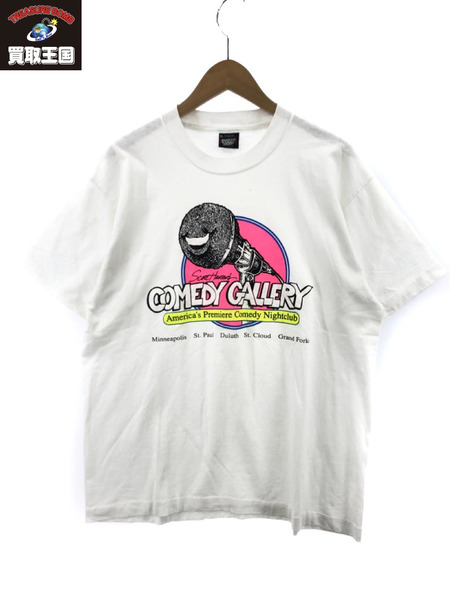 OLD・VINTAGE COMEDY GALLERY Tシャツ 白 XL[値下]