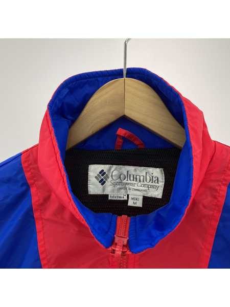 Columbia ジップアップ ナイロン ジャケット ピンク (M)