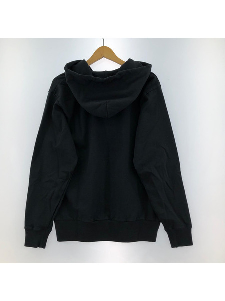パーカー(ジップアップ) 25ss ジップフーディー 黒 S