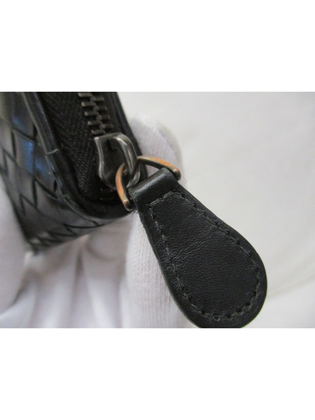 長財布 ラウンドジップ　黒