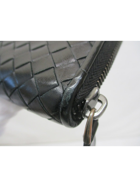 長財布 ラウンドジップ　黒