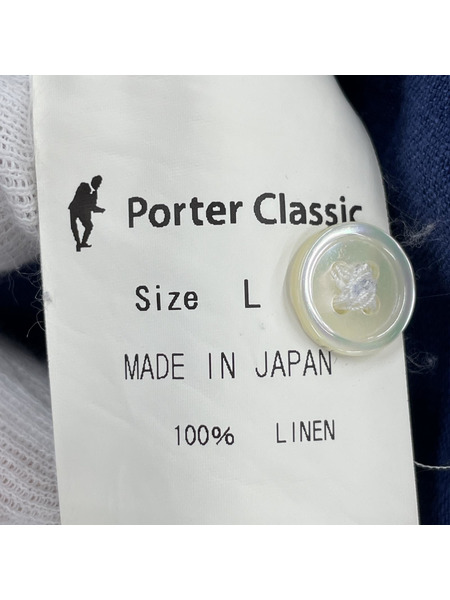 Porter Classic　ROLL UP リネンシャツ L