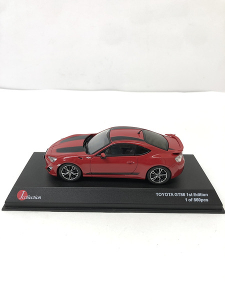 ★J-Collection 1/43 トヨタ GT86 1st エディション ライトニングレッド※マフラー外れ