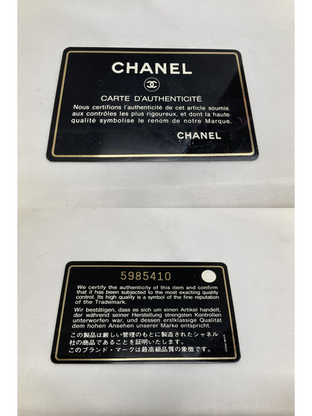 CHANEL/ココマークトートバッグ/麻織/GLD金具