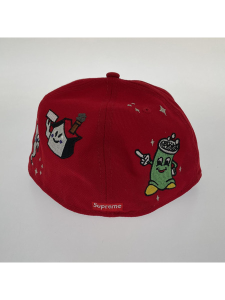 Supreme Characters S Logo New Era /レッド