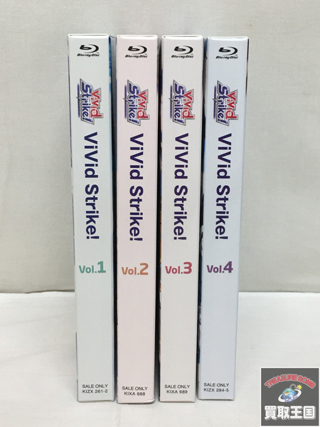 ＤＶＤ Vivid Strike! Blu-ray 初回限定版 全4巻セット