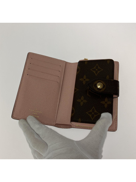 LV/モノグラム ポルトフォイユ ジュリエット ローズバレリーヌ[値下]