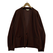 Jieda/21AW/RIPPLE CARDIGAN/BRN/2