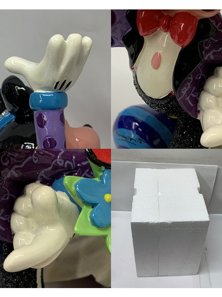 enesco Romero Britto Disney by Britto ミッキー＆ミニー ポップウェディング 開封品 ダメージあり  ロメロ・ブリット Disney 結婚式 