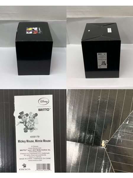 enesco Romero Britto Disney by Britto ミッキー＆ミニー ポップウェディング 開封品 ダメージあり  ロメロ・ブリット Disney 結婚式 