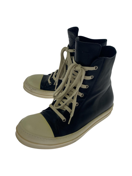 Rick Owens RAMONES HIGH SNEAKERS ラモーンズ レザスニーカー 41 W17 1330