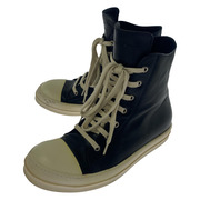 Rick Owens RAMONES HIGH SNEAKERS ラモーンズ レザスニーカー 41 W17 1330