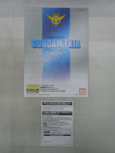 ＭＧ ガンダムエクシア クリアカラー
