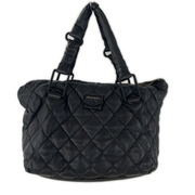 DIESEL トートバッグ キルティング レザー 黒