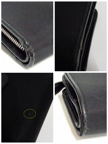 PRADA/ナイロン/コンパクトウォレット 二つ折り財布