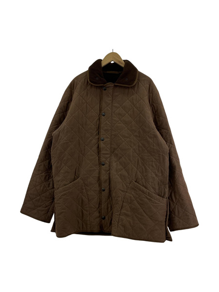 Barbour MICROFIBRE POLARQUILT LONG JKT ジャケット 茶